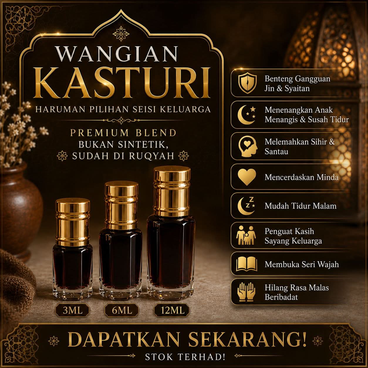 Kasturi Kijang Asli Ruqyah by Samorra